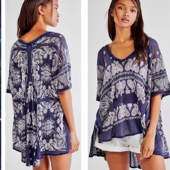 💖 Free People Cotton No Matter What Top, S - Picture 5 of 12